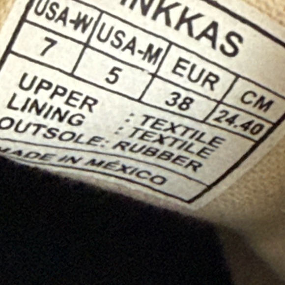 Inkkas Blue and Tan Artistic Sneakers - Picture 7 of 8